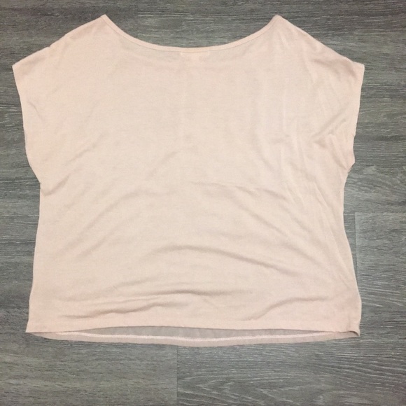 Blush and Black sequence strip blouse - Picture 2 of 2